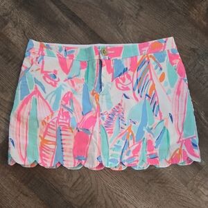 NEW Lilly Pulitzer White and Pink Skorts
